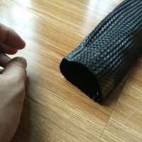 Professional supplier china braided carbon fiber sleeving with great price