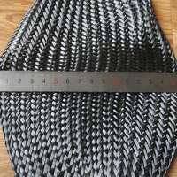 Superior quality expandable carbon fiber braided sleeving for wholesales